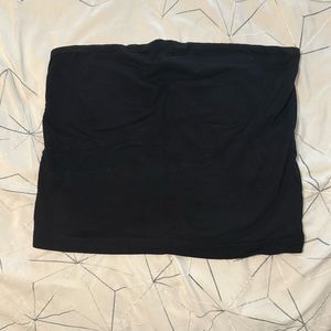 Tube top: black